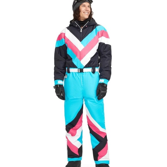 Tipsy Elves MEN'S PASTEL PRO‎ SNOW SUIT Size L - Picture 1 of 11